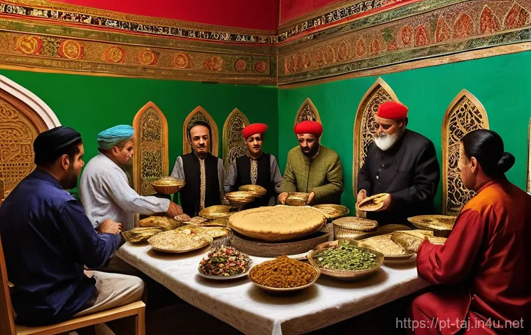 타지키스탄의 독립기념일 행사 - **Prompt:** "A captivating group portrait showcasing the rich traditional attire of Tajiki people at...