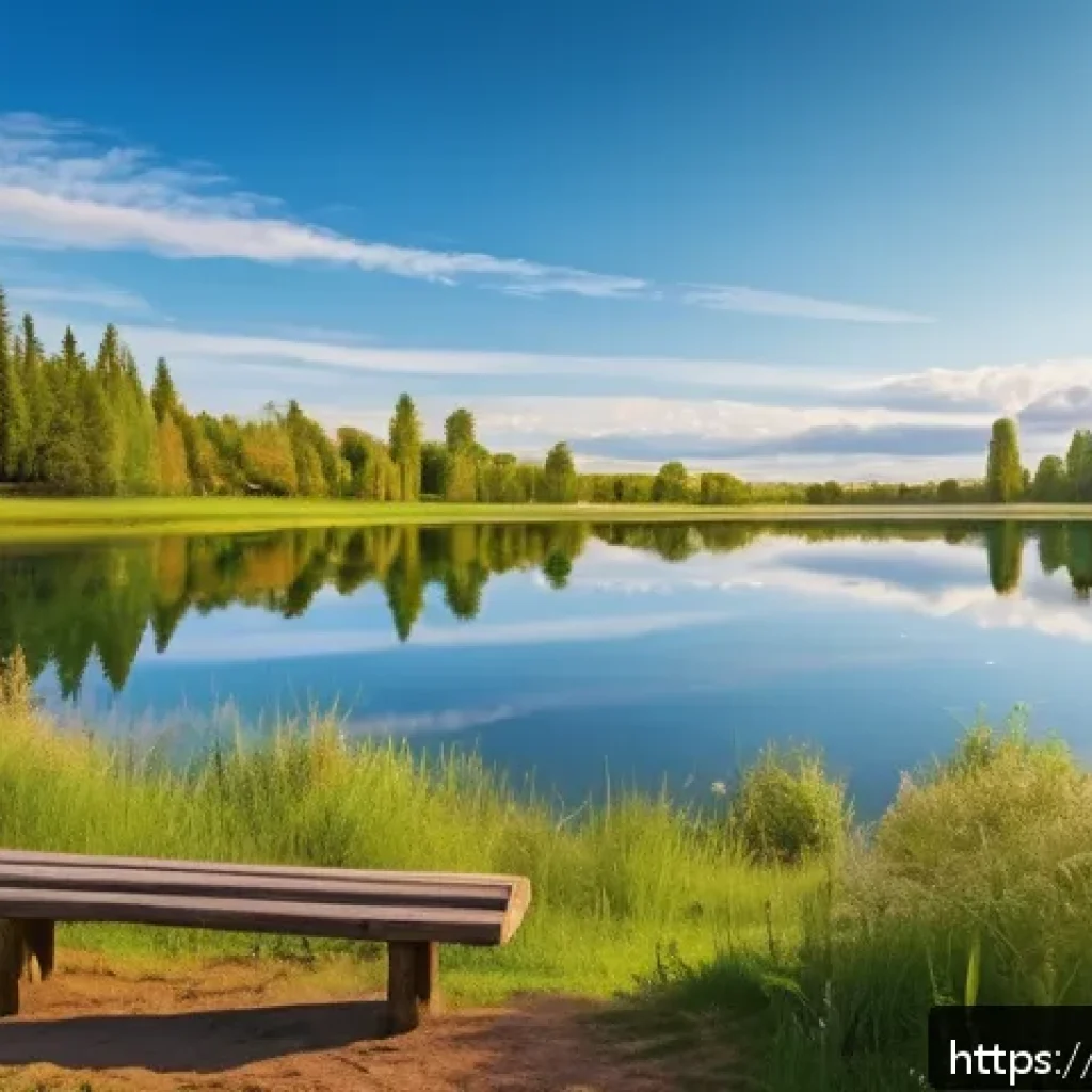 이식쿨 호수 관광 정보 - A serene panoramic view of Lake Isikul at sunrise, featuring calm reflective waters surrounded by lu...